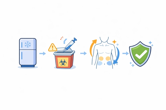 인슐린 주사 놓는 법