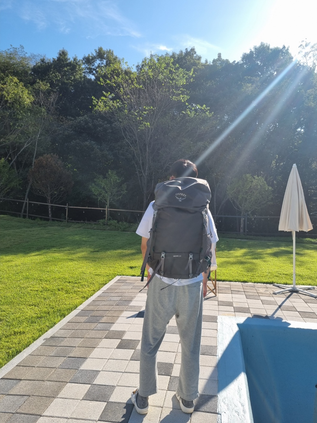 오스프리 렌 남자 착용샷