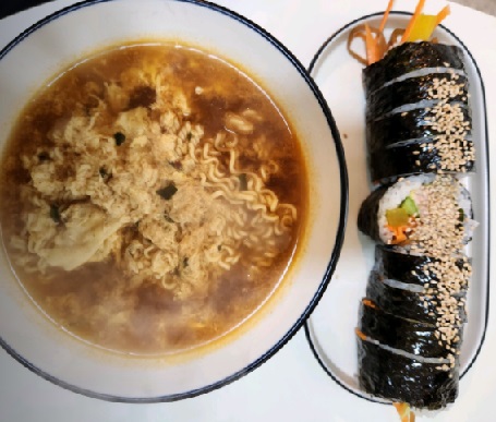 김밥-라면