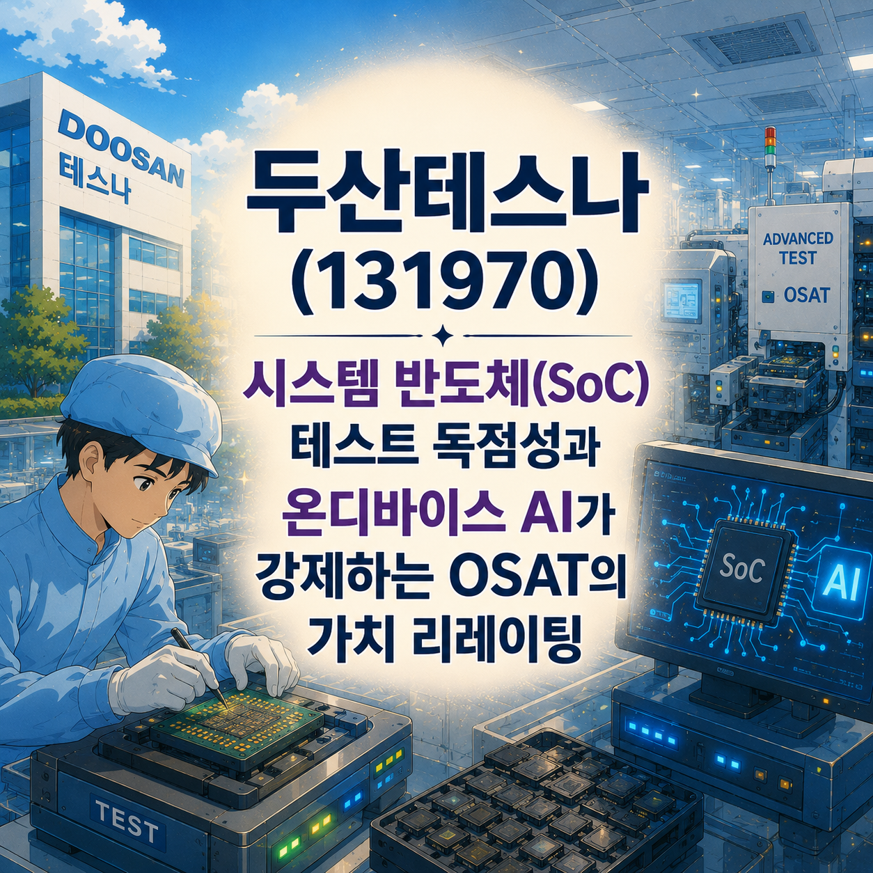 두산테스나 반도체 테스트 센터