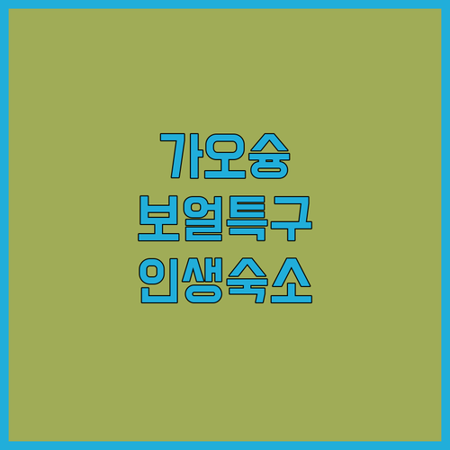 보얼예술특구 근처 가오슝 숙소 추천 ..