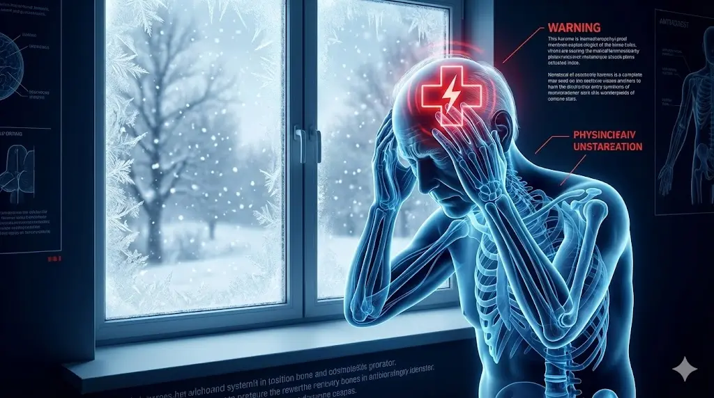 겨울철 돌연사 1위 '뇌졸중(중풍)' 전조증상 5가지와 골든타임 (FAST 법칙 자가진단)