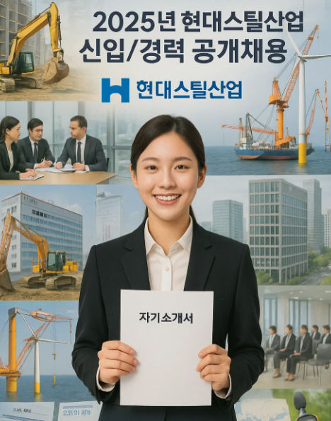현대스틸산업 2025년 신입/경력 공개채용