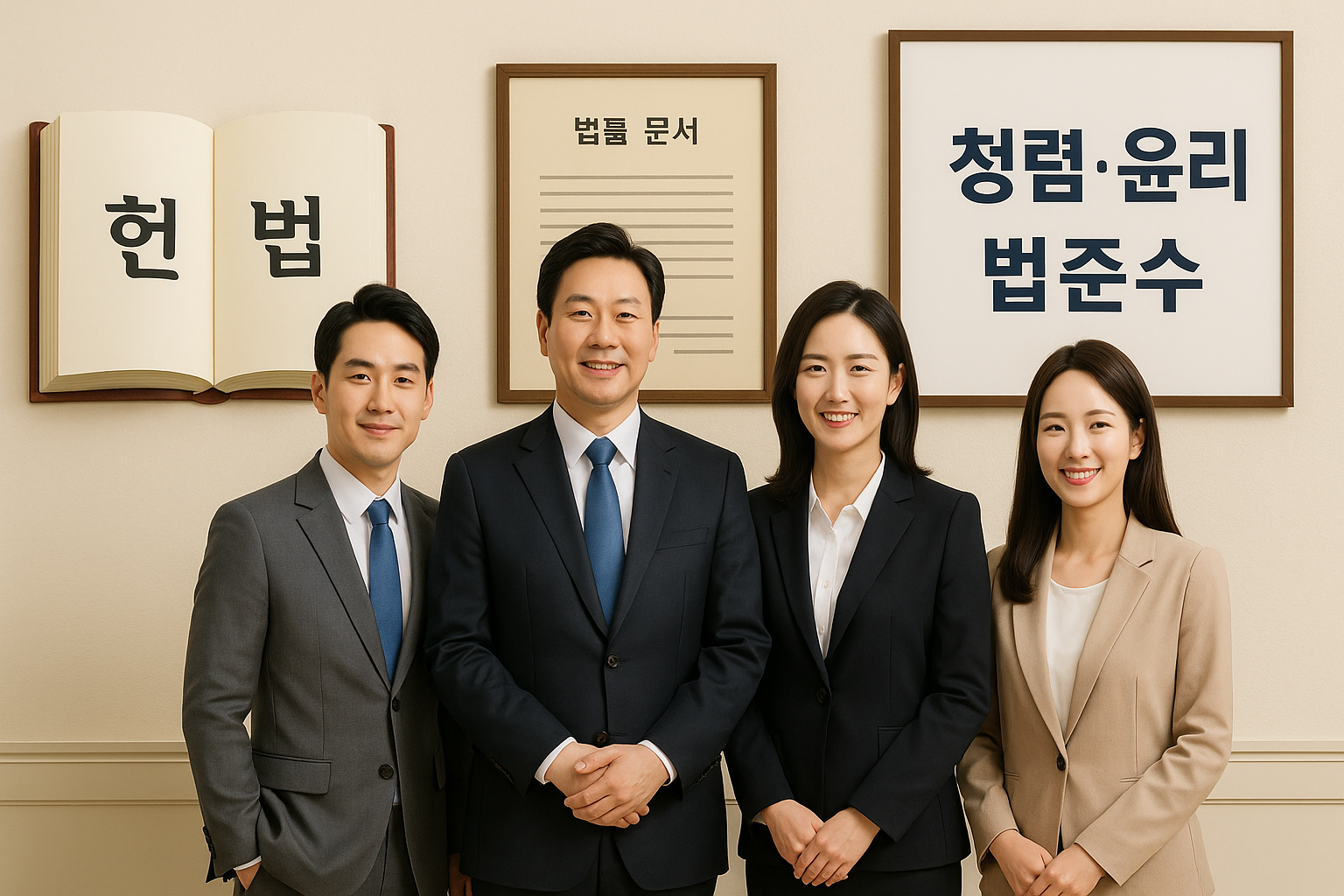 정치인과 공직자가 일반 시민과 달라야 할 엄격한 청렴, 윤리, 법준수의 기본 강령