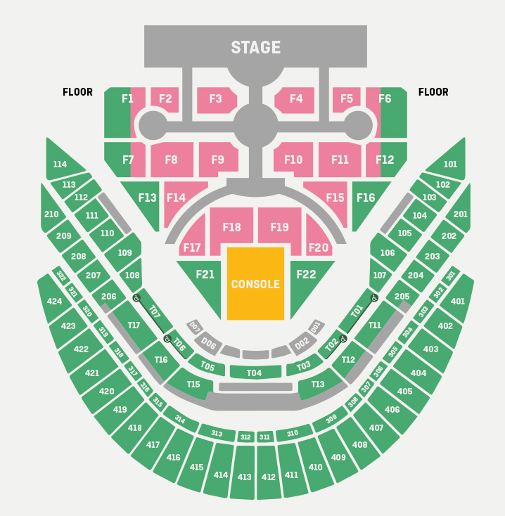 2023 투모로우바이투게더 월드투어 ACT : SWEET MIRAGE FINALE 좌석배치도