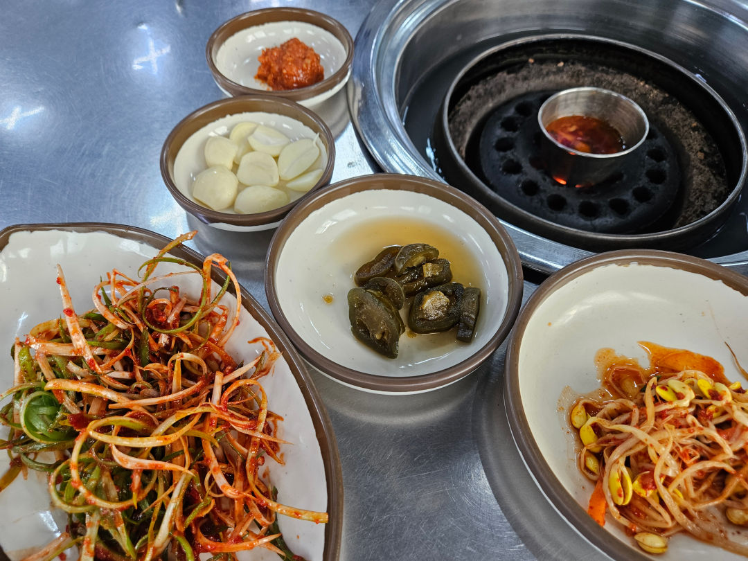 명리동 식당 파채