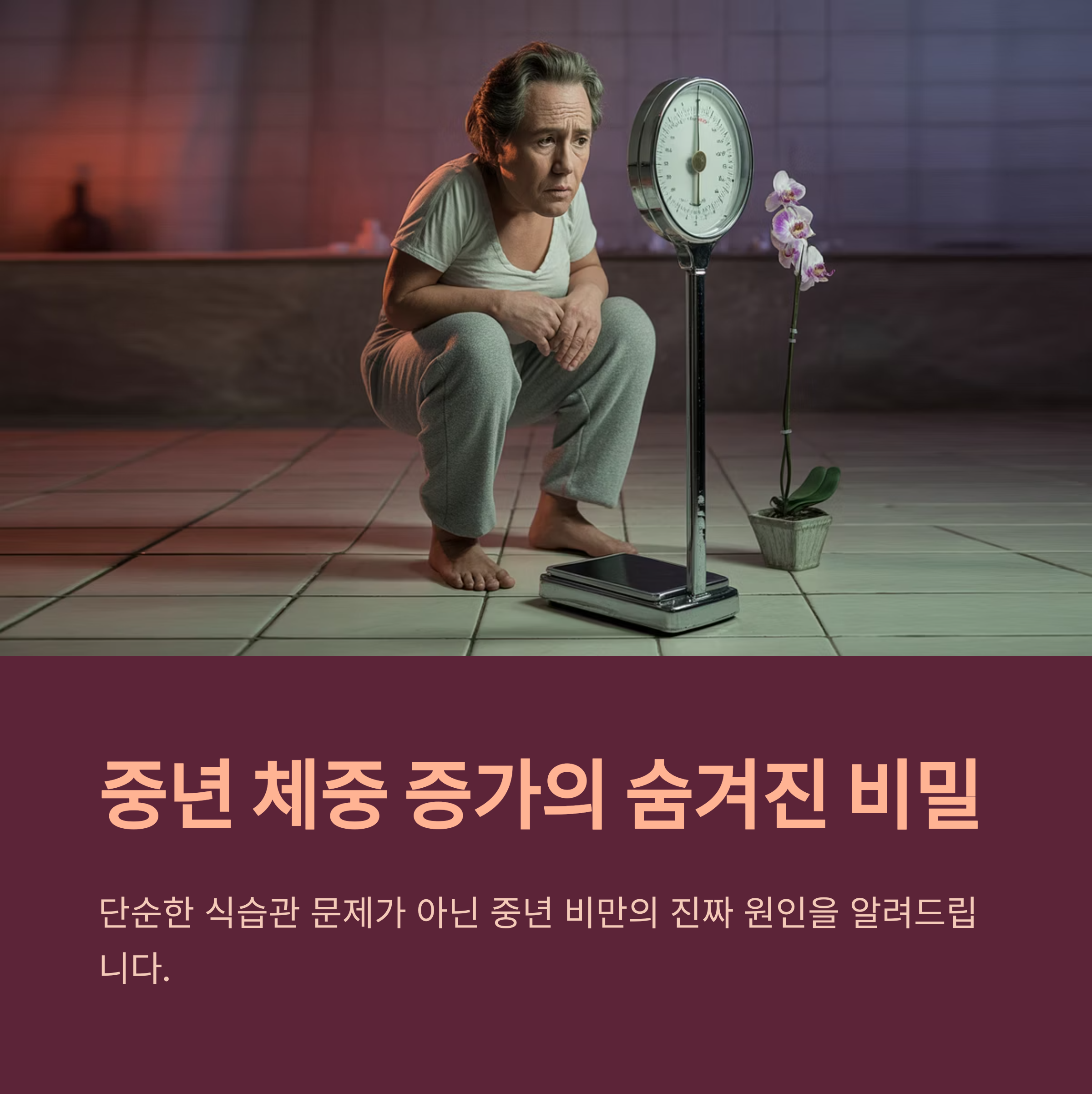 중년 이후 체중 증가의 진짜 이유