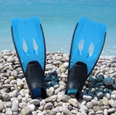 롱핀-오리발-이미지