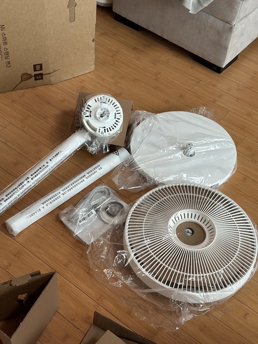 샤오미 스마트 선풍기 구성품