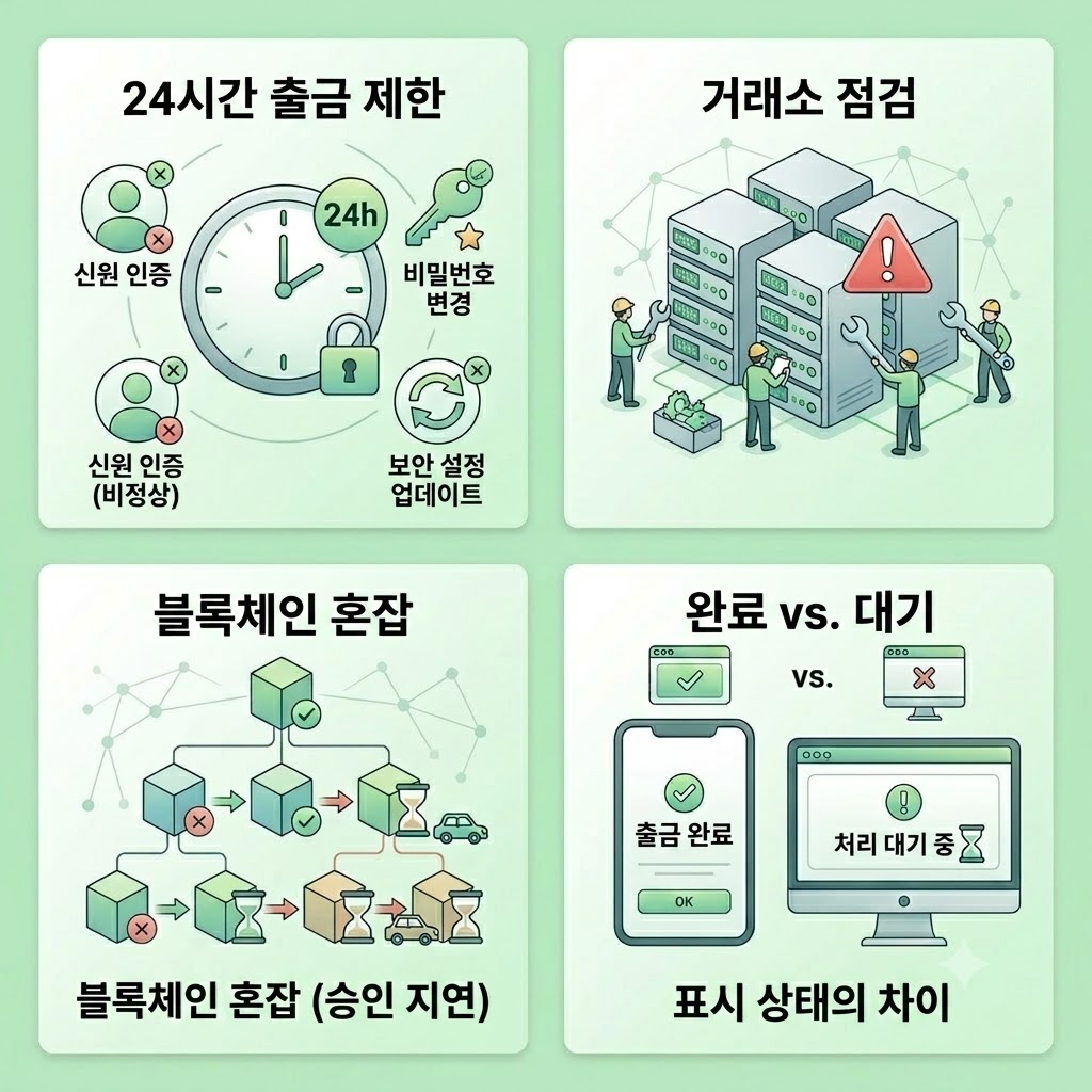 코인 출금 지연