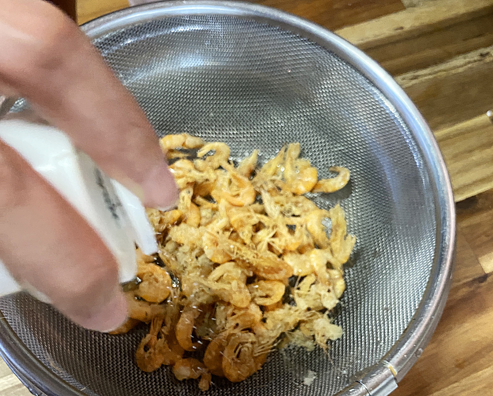 리얼 새우깡 맛소금 치기