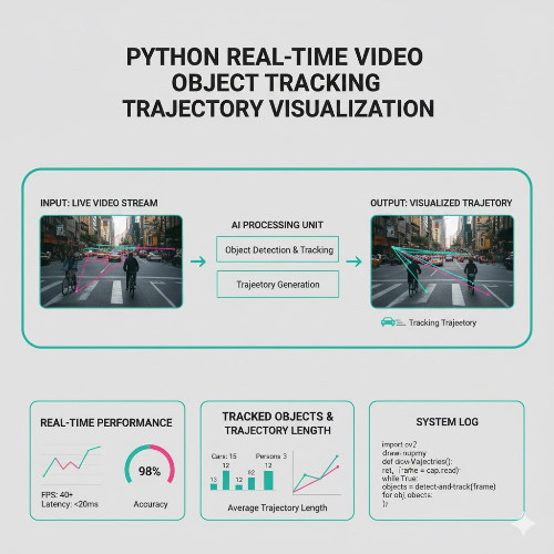 Python으로 실시간 비디오 흐름에서 객체 궤적 시각화(Tracking Trajectory Visualization) 완벽 가이드