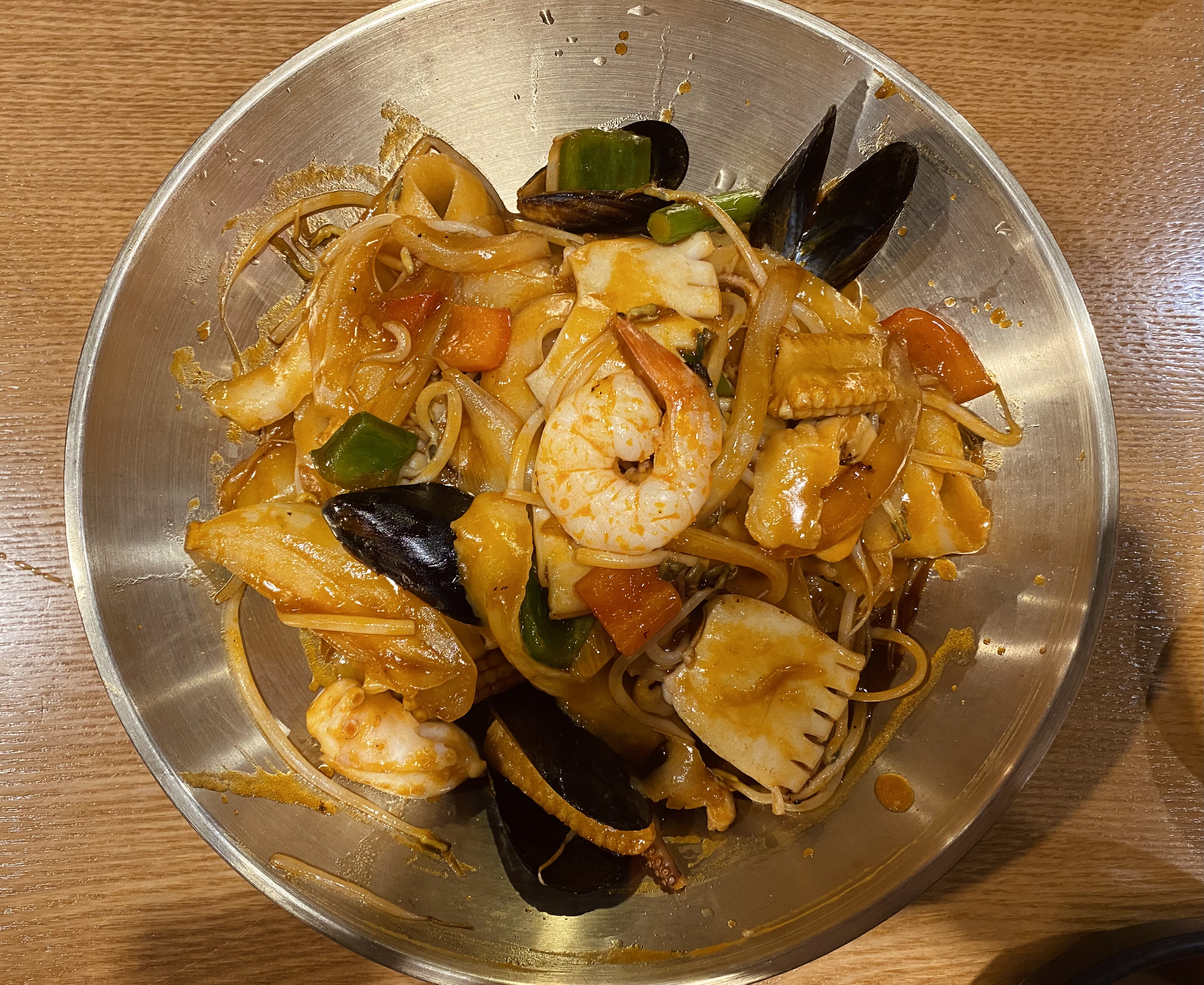 해물볶음도삭면