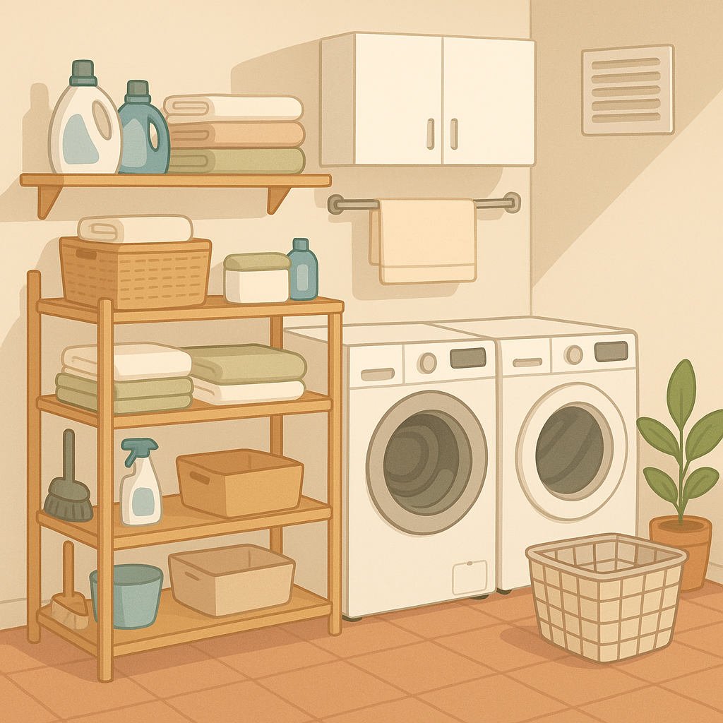 세탁실, 깔끔함과 상쾌함을 동시에! 정리정돈·환기