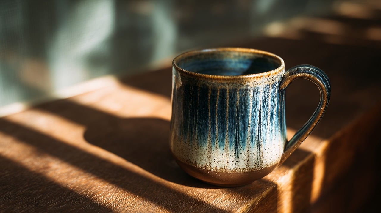 겨울 햇살과 머그, 가습기 관련 사진