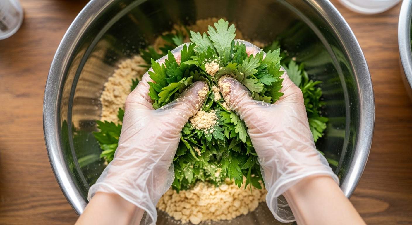 쑥국맛있게끓이는법레시피양념콩가루된장레시피