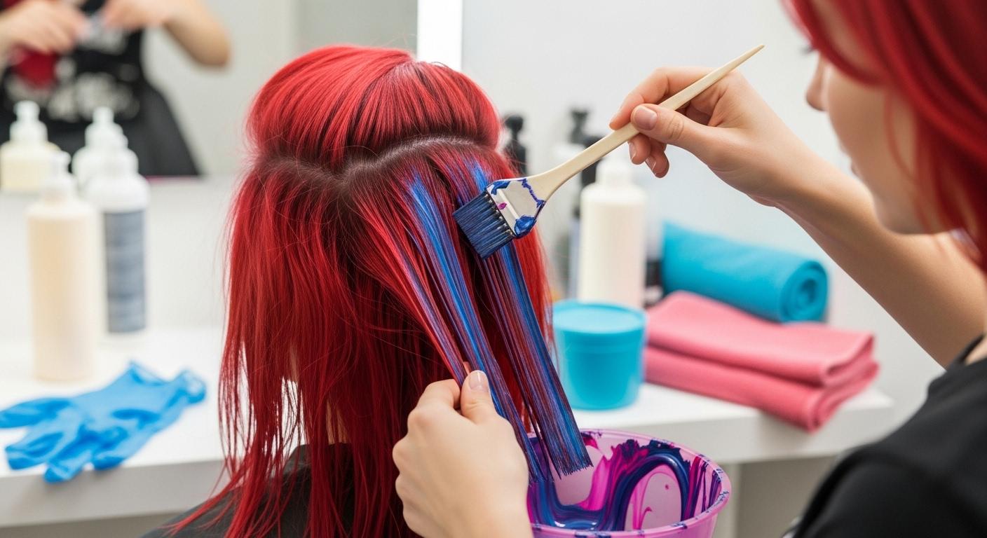 새치 염색 방법