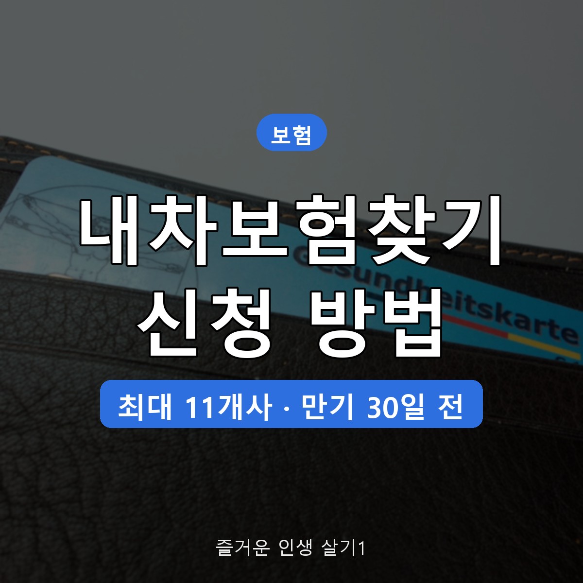 자동차보험 가입 거절됐다면? 내차보험찾기 신청 방법과 기간 총정리