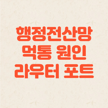 행정전산망 장애원인은 네트워크 장비 불량, 2016년 도입 라우터 포트 불량