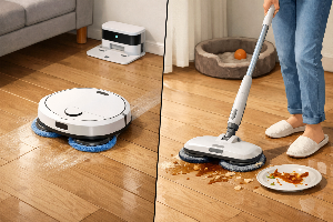물걸레 청소기, 로봇형과 스틱형 중 어떤 선택이 맞을까