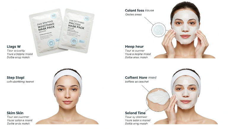 진정 마스크팩도 피부 상태에 도움