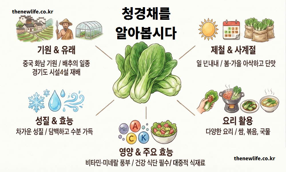 청경채 효능 유래 기원 성질