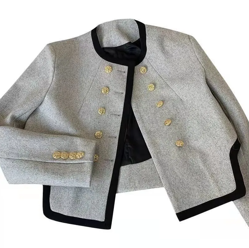 98회 친밀한 리플리 한혜라 이일화 그레이 컬러의 언밸런스 숏 울 자켓 흡사한 스타일 공유