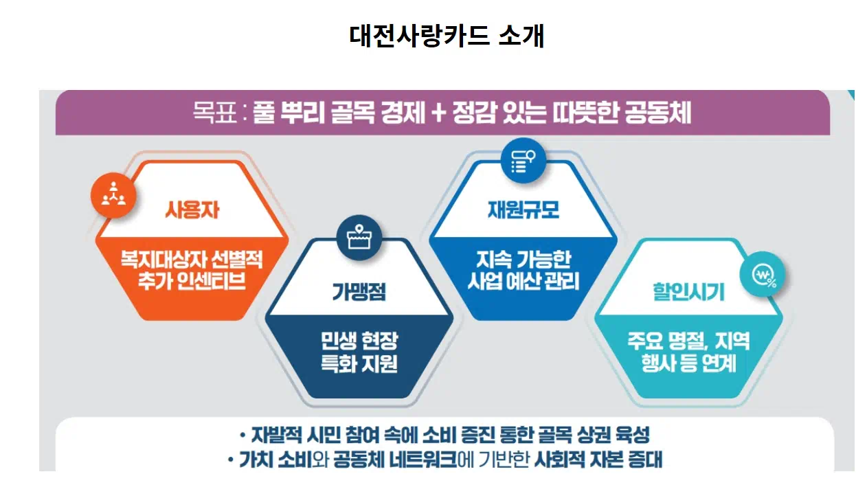 2025년 대전 민생회복 지원금 사용처, 발급방법
