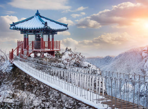 속초 설악산의 겨울