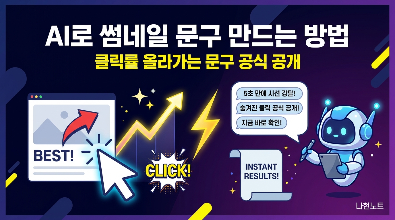 AI로 썸네일 문구 만드는 방법