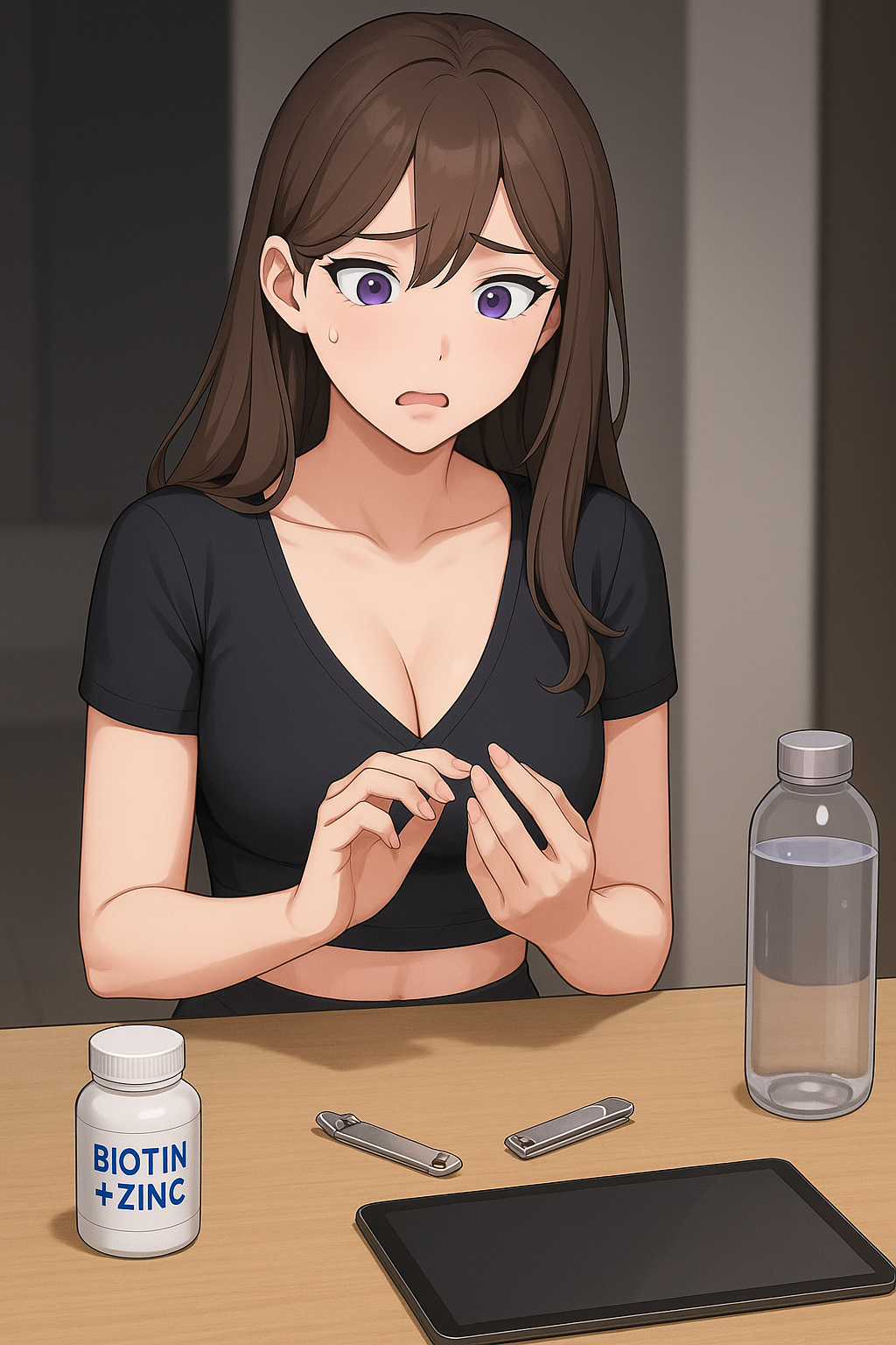 손톱 세로줄, 손톱 건강, 비오틴 영양제