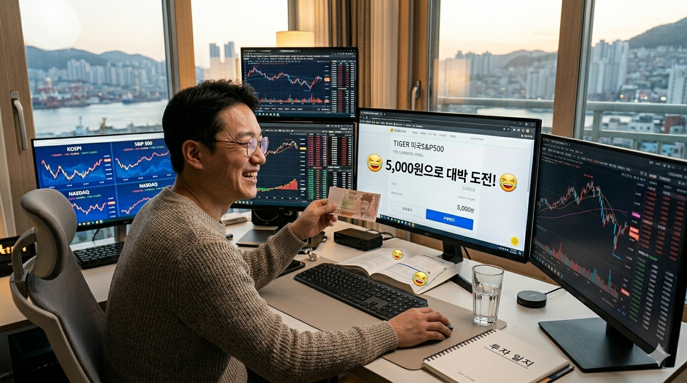 대박 도전에 활짝웃는 아저씨