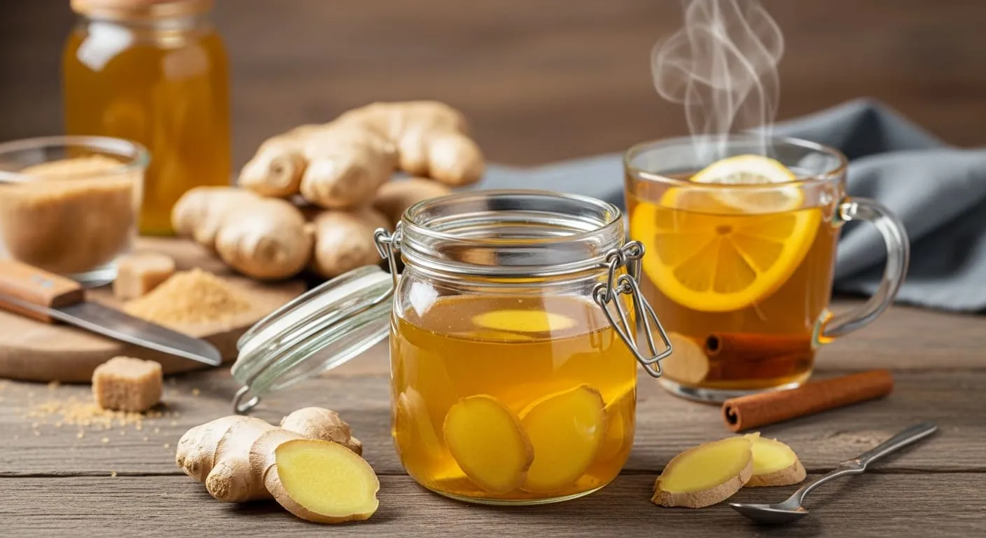 생강청 만들기 겨울철 감기 예방 레시피
