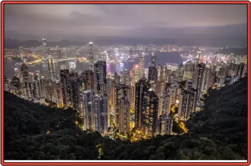 빅토리아- 피크에서-바라본-홍콩-야경