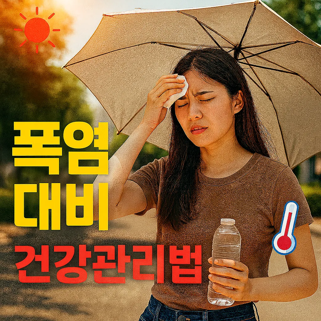 여름 폭염 대비 건강관리법