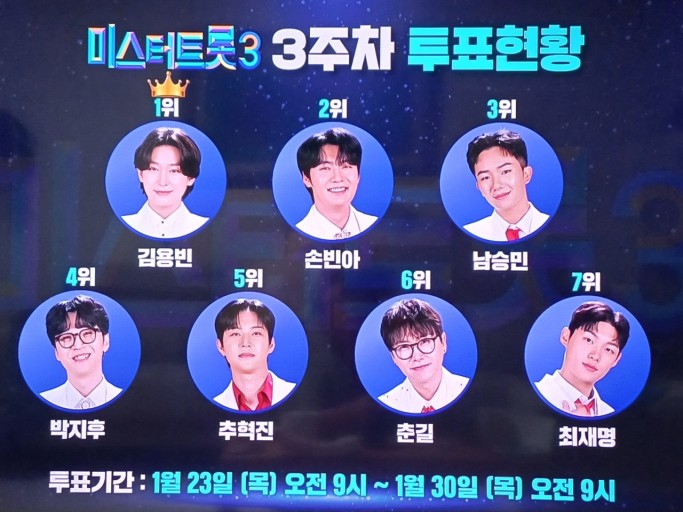 미스터트롯3 투표하기