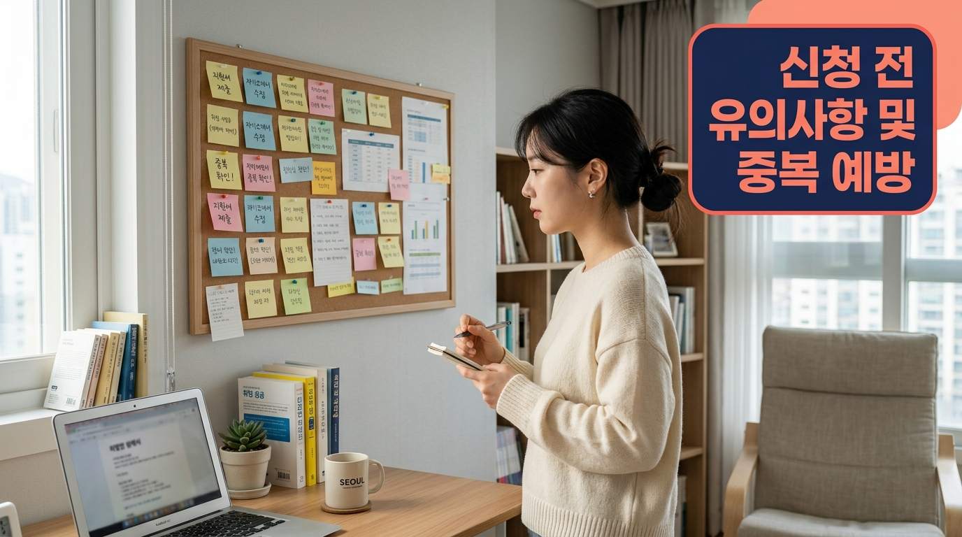 지원금 중복 수급 방지 주의사항 안내