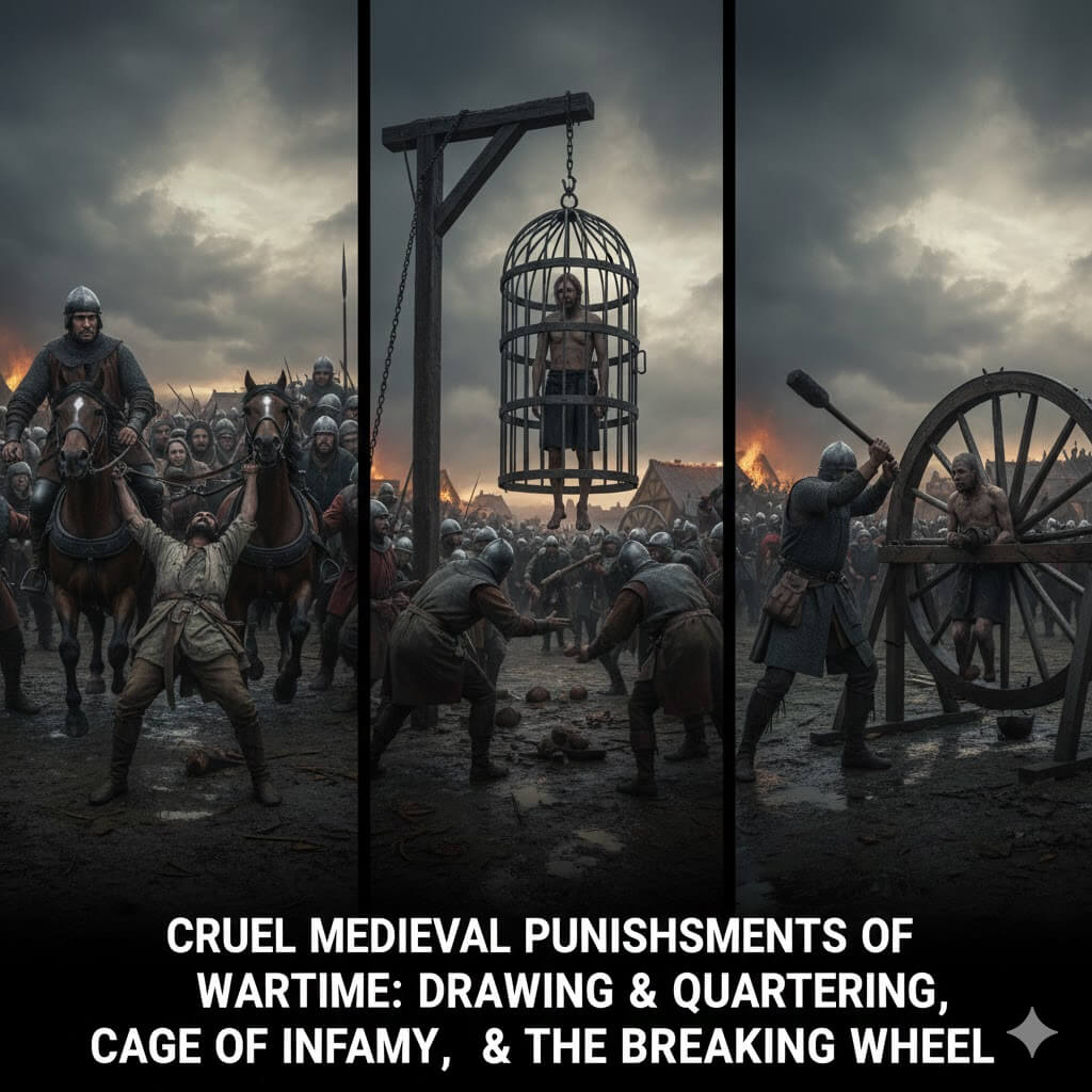 전쟁 중 탄생한 중세 시대의 잔혹한 형벌들