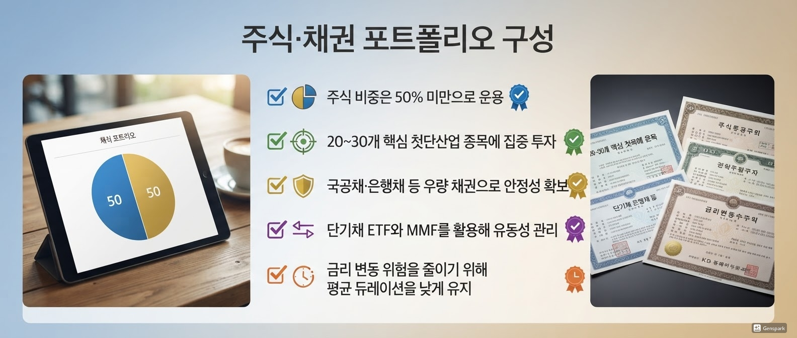 주식·채권 포트폴리오 구성