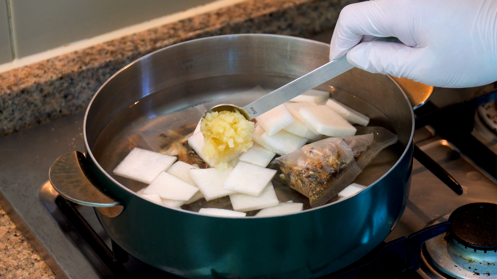 연포탕 육수만들기