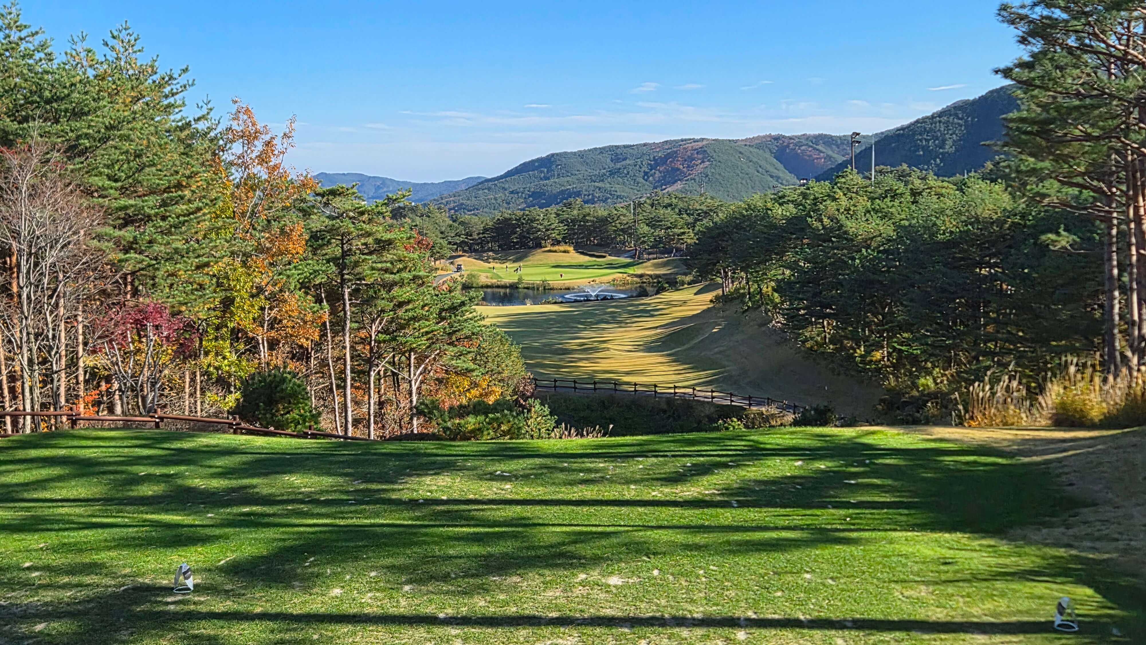 골프장 경험담 소노펠리체cc델피노 설악산 울산바위와 탁 뜨인 동해 바다 소나무가 멋진곳