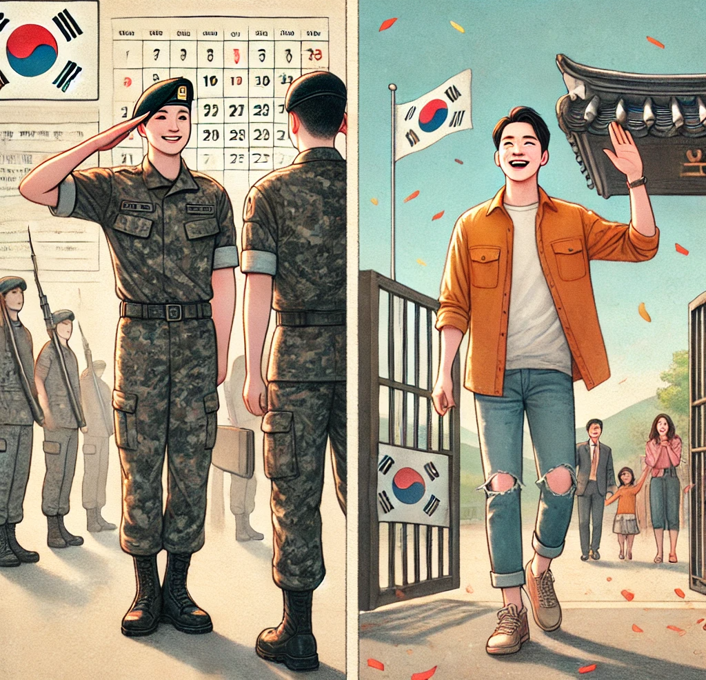 입대와 전역