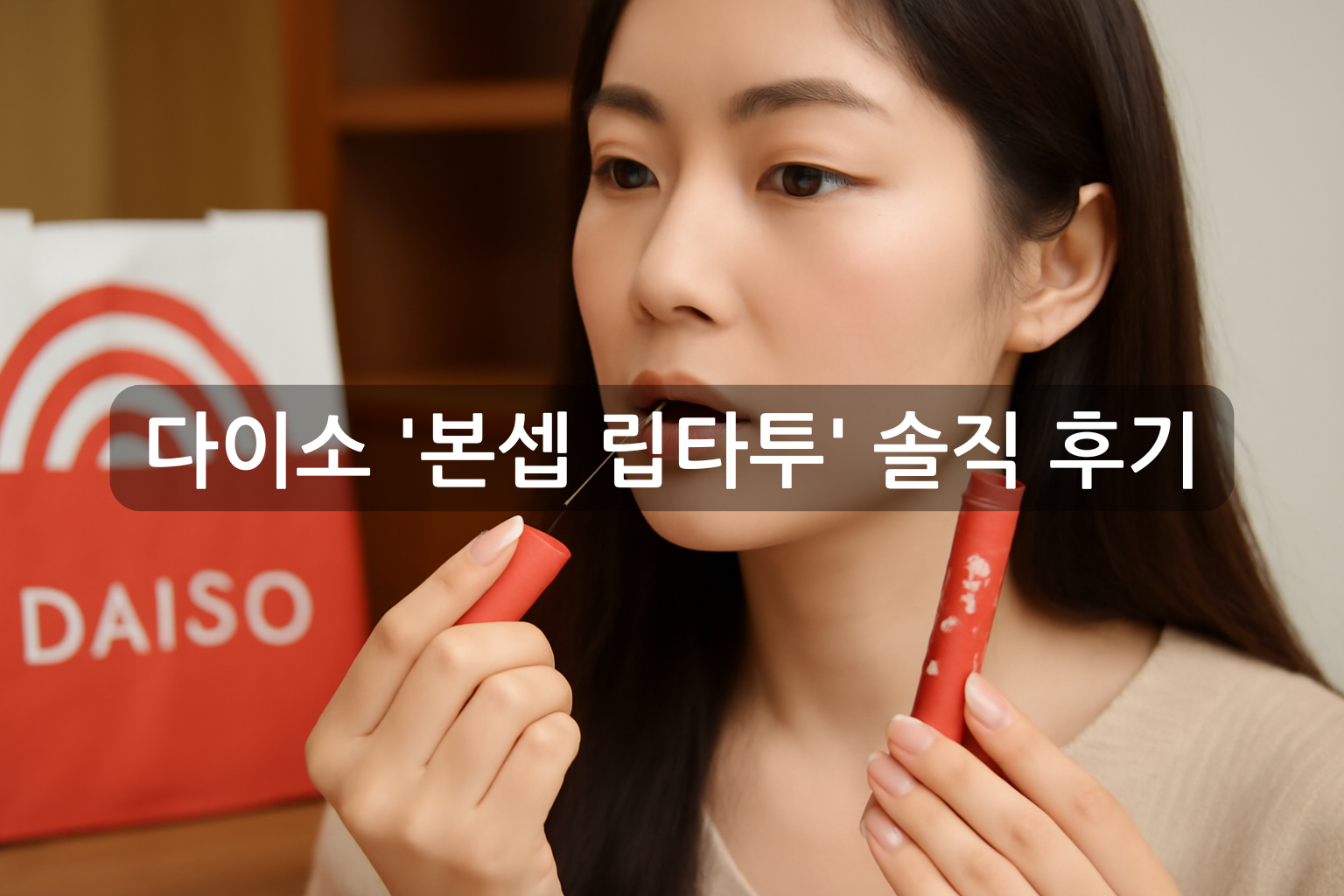 다이소 '본셉 립타투' 솔직 후기
