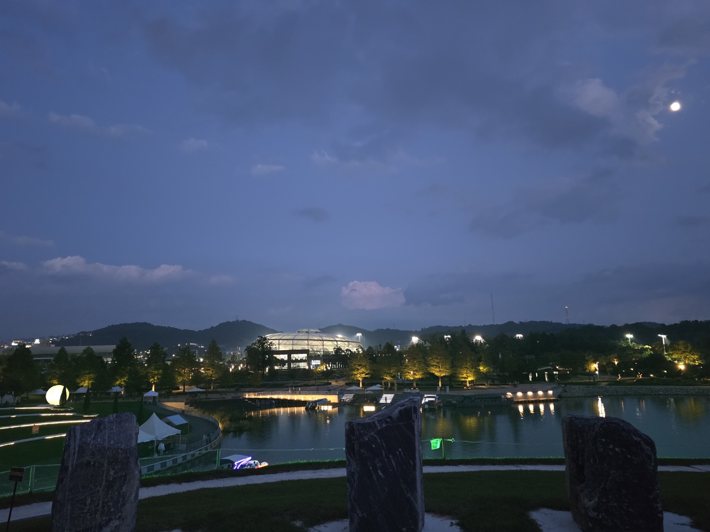 언덕에서 바라본 야경