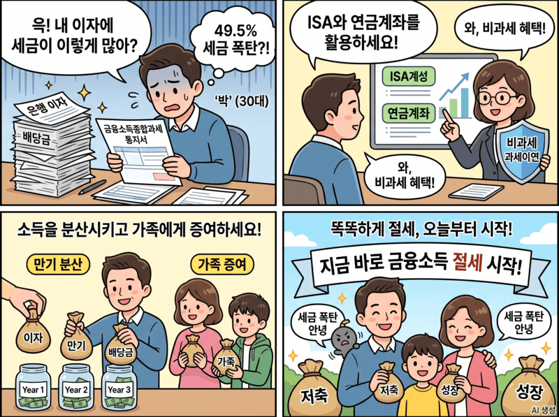 금융소득 종합과세 절세방법과 전략은