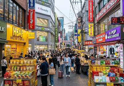 외국인 관광객이 한국에서 꼭 사 가는 것들, 과자부터 영양제까지 달라진 쇼핑 목록