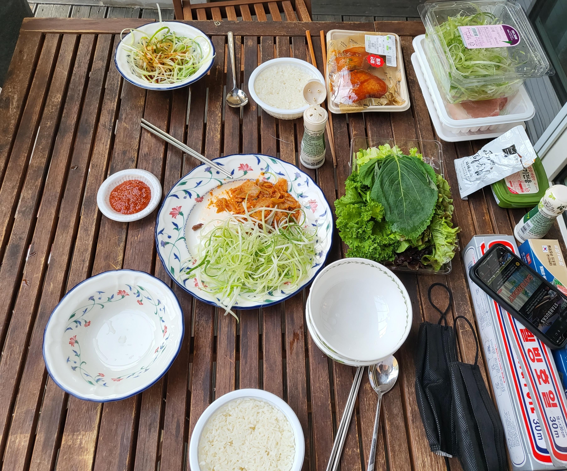 바베큐재료