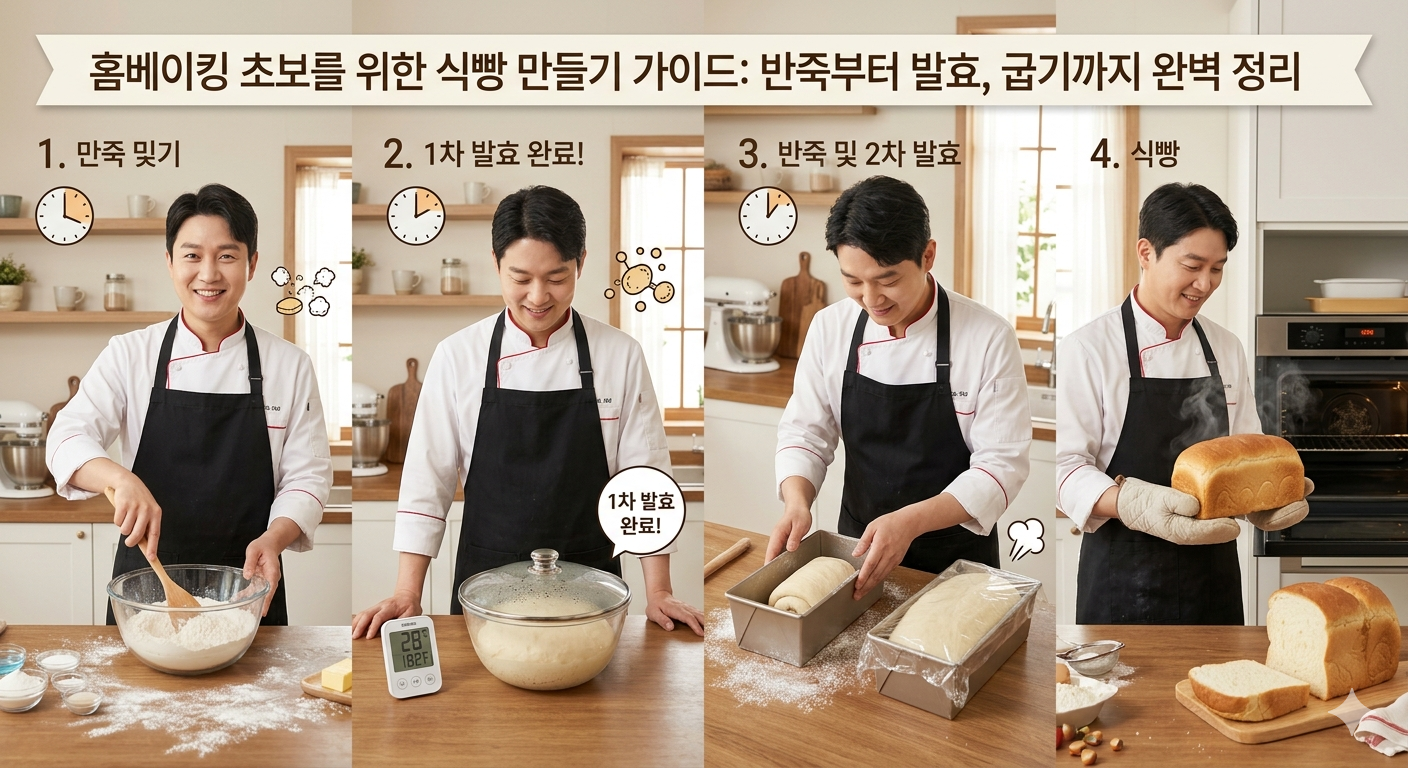 홈베이킹 초보를 위한 식빵 만들기 가이드