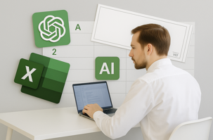 엑셀을 ChatGPT AI를 이용해 업무 자동화 하는 남자