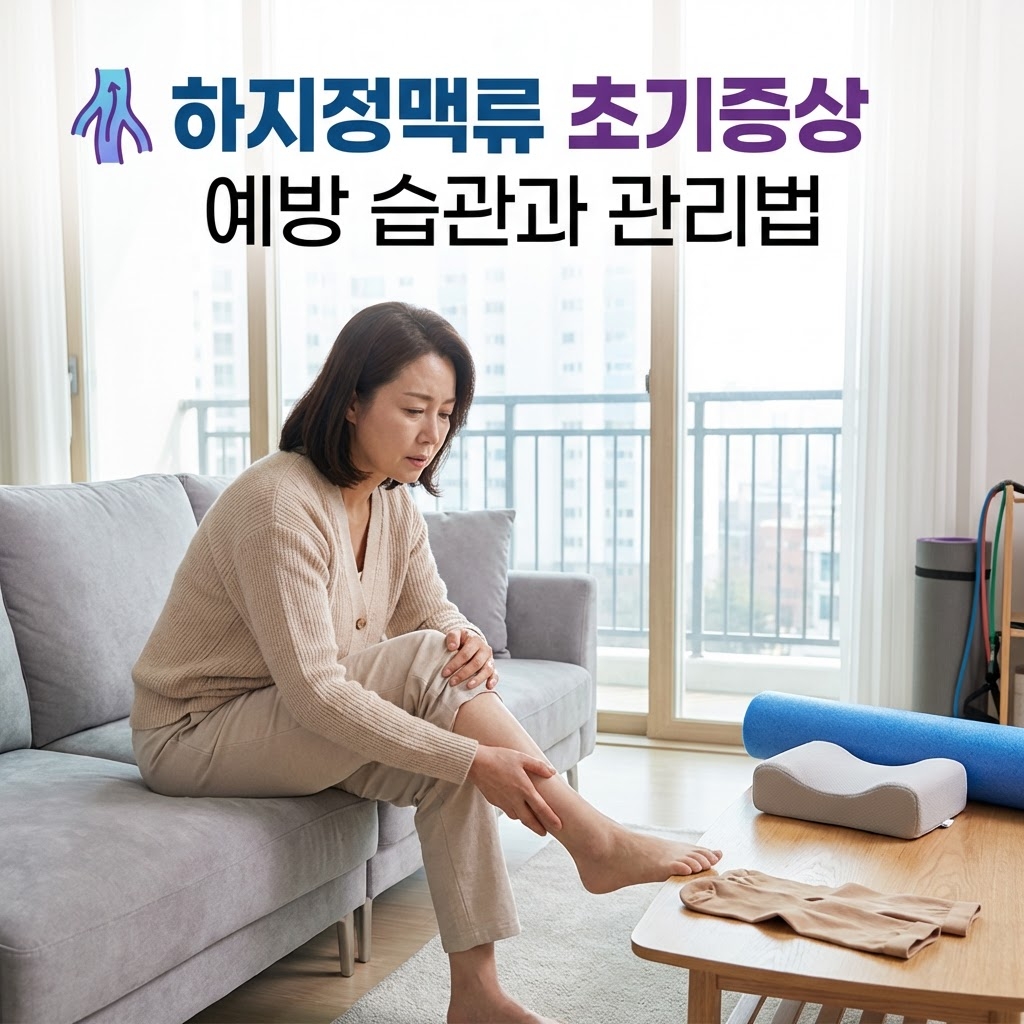 하지정맥류 초기 증상과 예방 습관, 방치하면 생기는 변화까지 정리